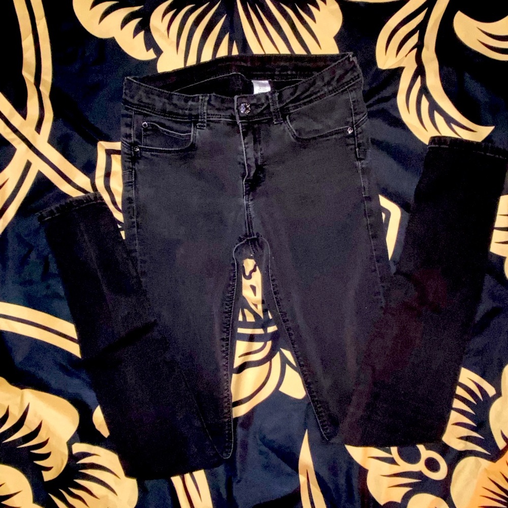 Black Skinny Leg Jeggings